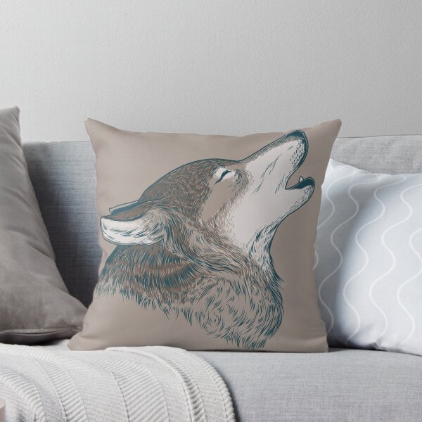 Item preview,  Wolf howling at night designed and sold by hachemi riadh.