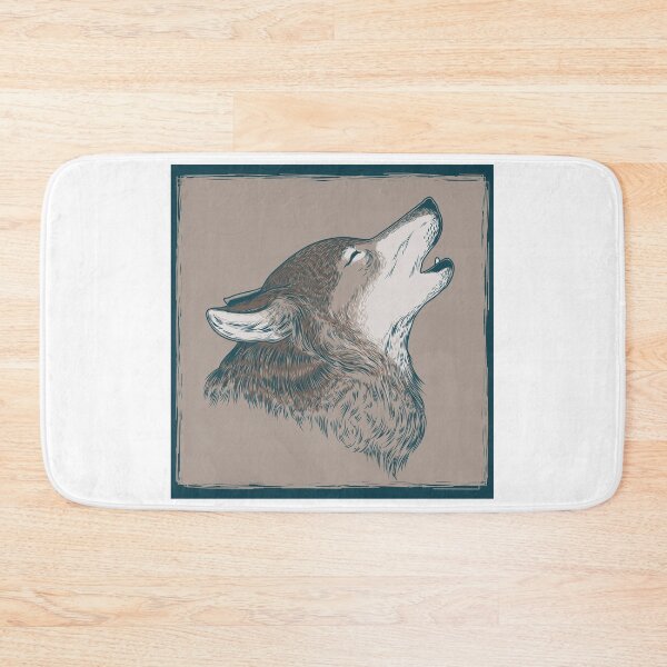 Item preview,  Wolf howling at night designed and sold by hachemi riadh.