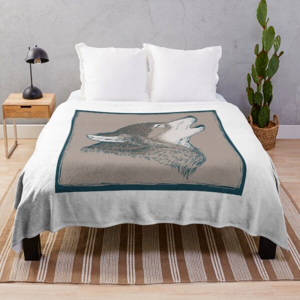 Item preview, Wolf howling at night designed and sold by hachemi riadh.
