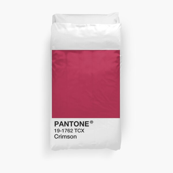PANTONE Crimson - Red / Maroon Duvet Cover