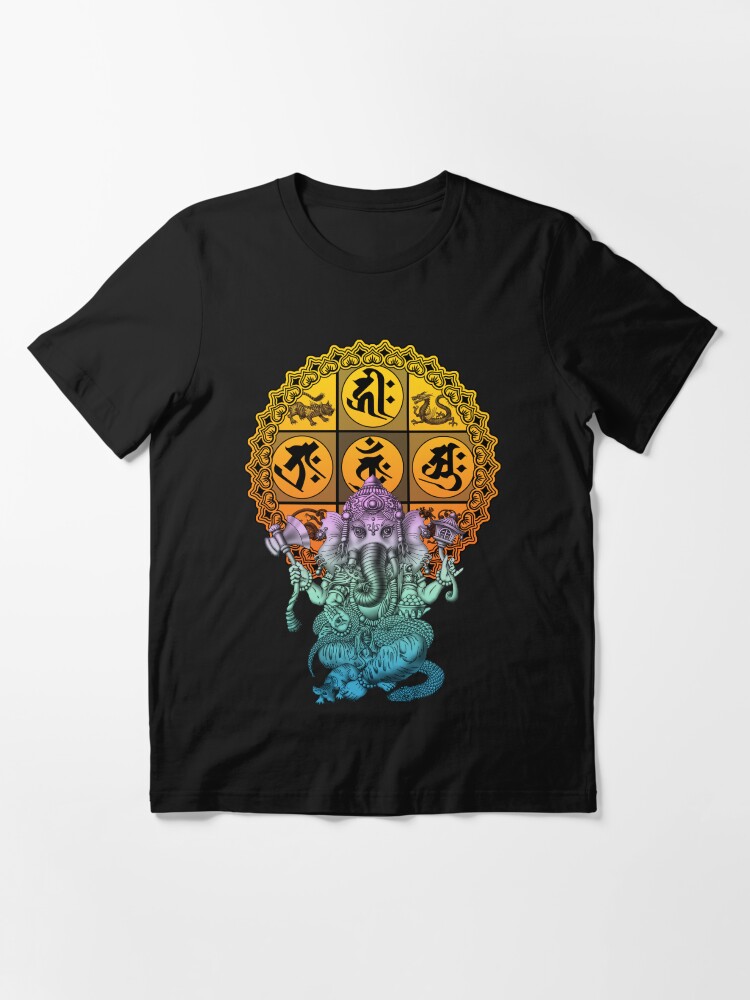 Alternate view of Ganesha Diamond Realm Essential T-Shirt