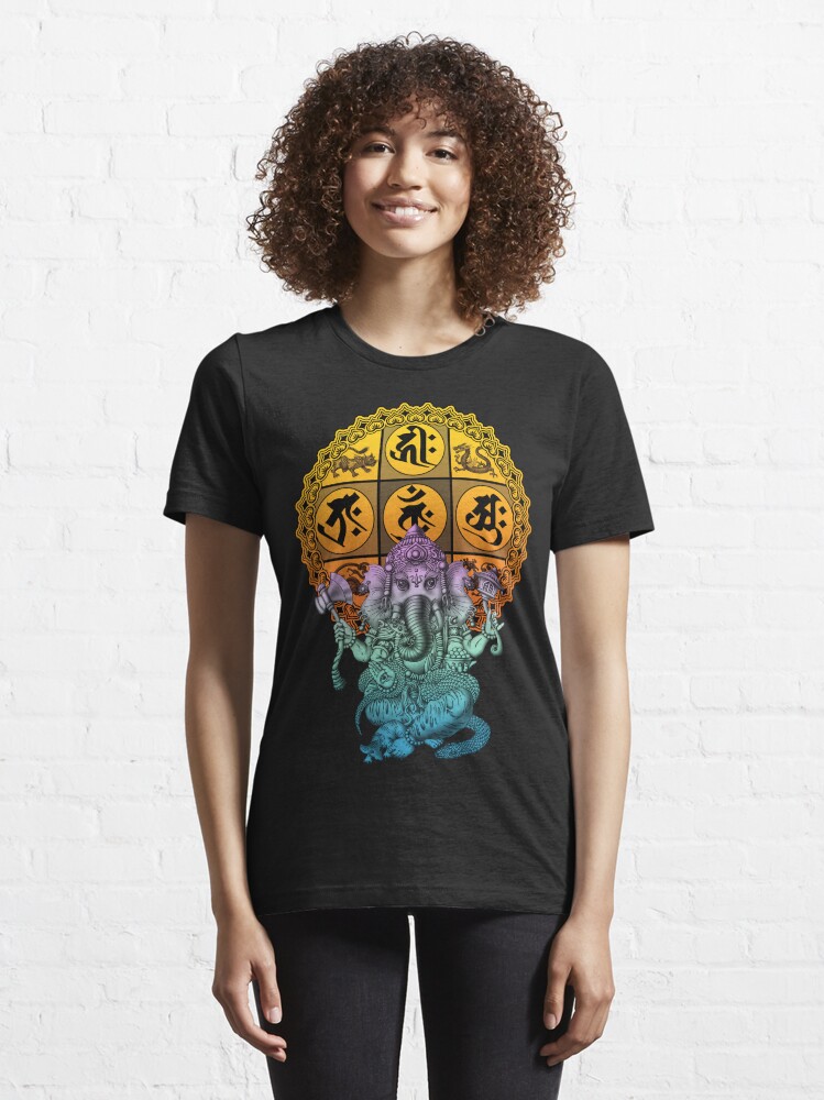 Alternate view of Ganesha Diamond Realm Essential T-Shirt