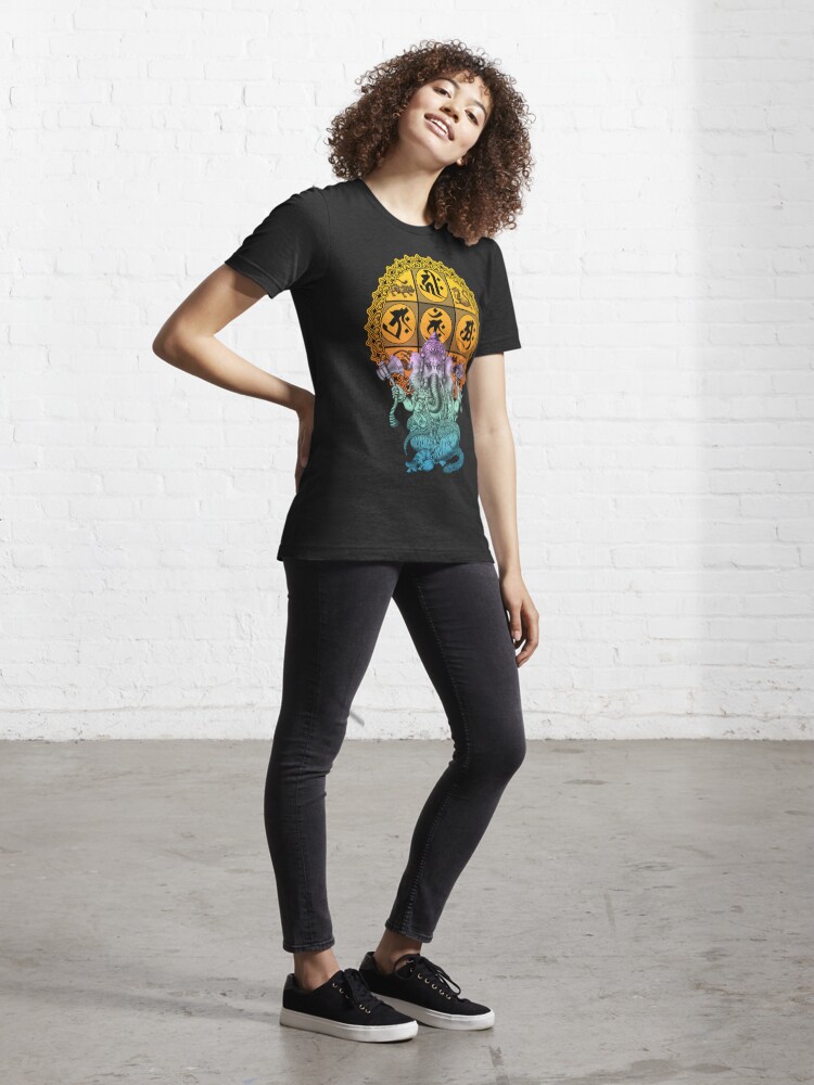 Alternate view of Ganesha Diamond Realm Essential T-Shirt