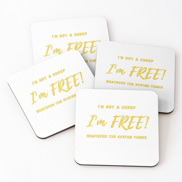 Item preview, I am not a sheep I am freedom designed and sold by Isabelle Calisto.
