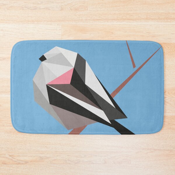 Item preview, Geometric Long-Tailed Tit designed and sold by Steph McPaul.