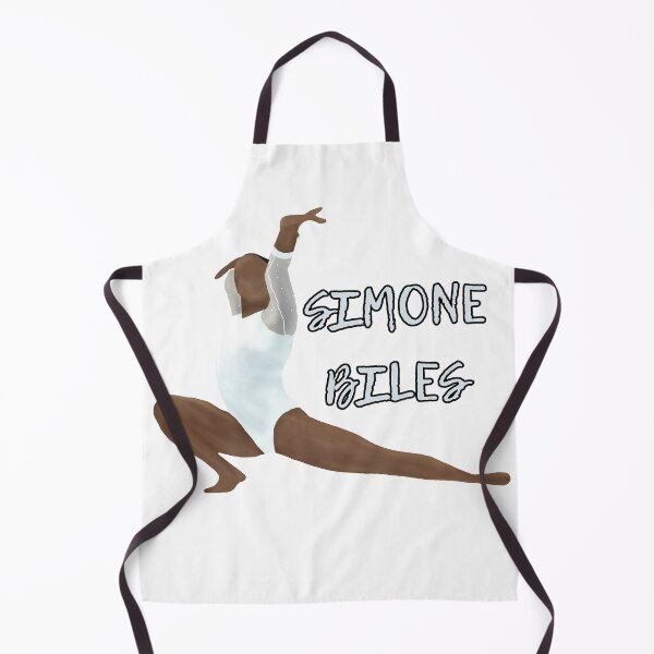 Item preview, Simone Biles Gymnast Art with Name - White leo designed and sold by Cherries4.