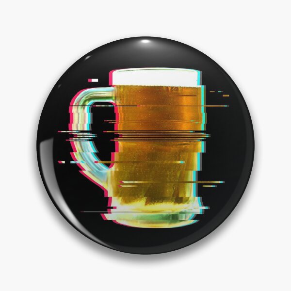 Item preview, Glitch Art Beer | Vaporwave Aesthetic  designed and sold by Kittyworks.