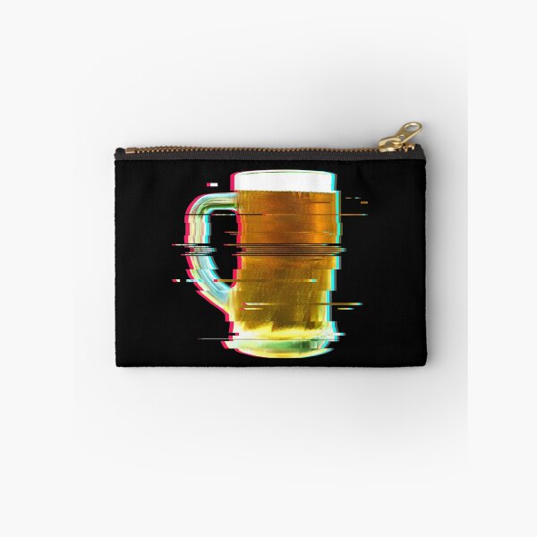 Artikelvorschau, Glitch Art Beer | Dampfwellenästhetik entworfen und verkauft von Kittyworks.