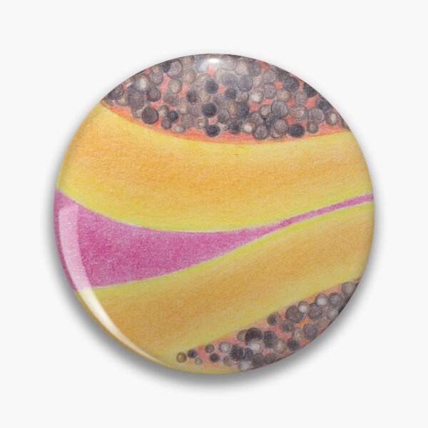 Artikelvorschau, Rosa Papaya - Buntstiftzeichnung entworfen und verkauft von MikkiDashDesign.