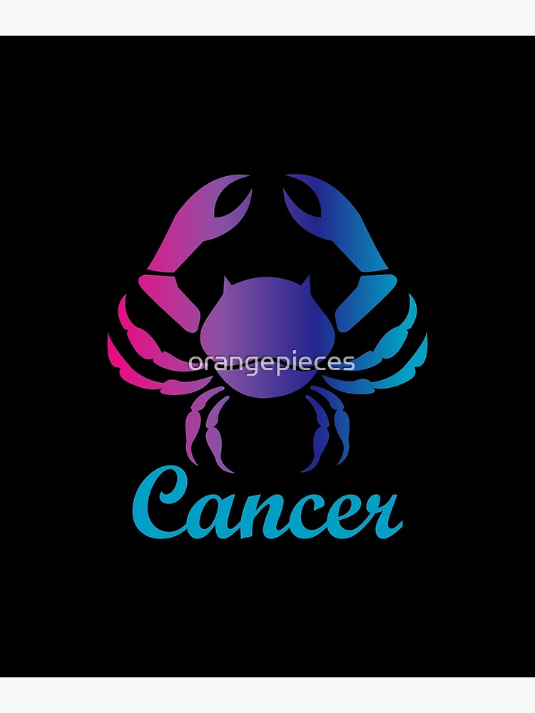 Cancer Water Sign Graphic Zodiac Birthday Gift Idea Horoscope