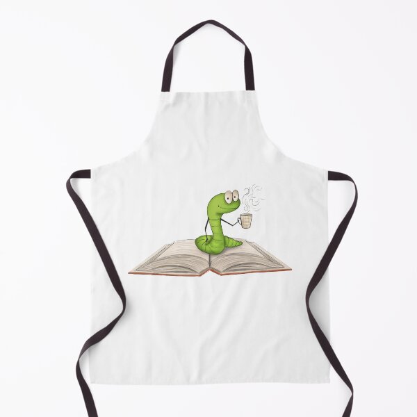 Item preview, Cute Coffee Loving Bookworm -“Cheers” designed and sold by DesignTreasure.