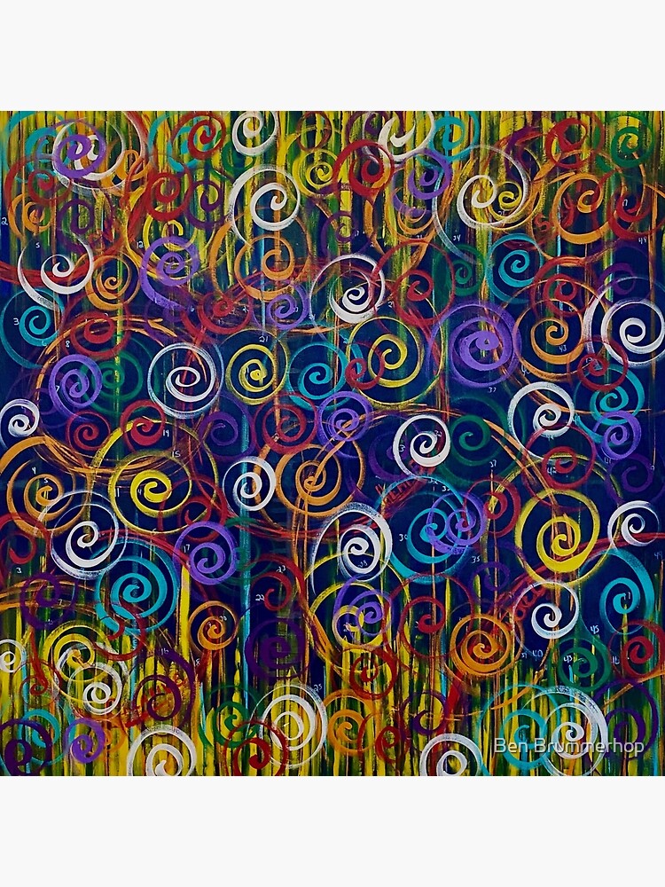 Thumbnail 4 of 4, Pillow, Nugget's Swirl designed and sold by benbhop.