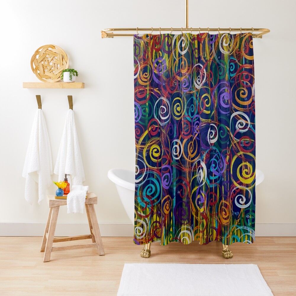 Item preview, Shower Curtain designed and sold by benbhop.