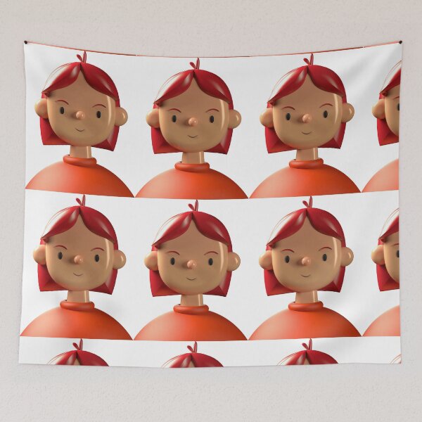 Item preview, funny red girl Lara designed and sold by MHerzel.