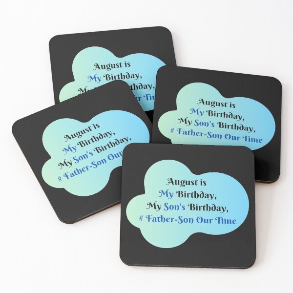 Item preview, August Birthdays - Father & Son Celebration designed and sold by Susan Pfrender.