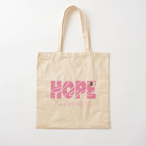 Hope Isaish 40:31 Cotton Tote Bag