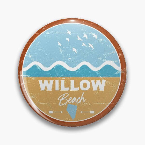 Item preview, Willow Beach Lake Mead Nevada - Retro Lake NV Beach Wave designed and sold by palmettodigital.