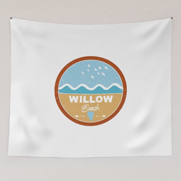 Item preview, Willow Beach Lake Mead Nevada - Retro Lake NV Beach Wave designed and sold by palmettodigital.