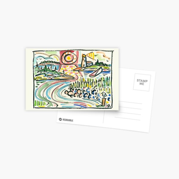 Item preview, Lighthouse Morning designed and sold by CharlotteAgell.