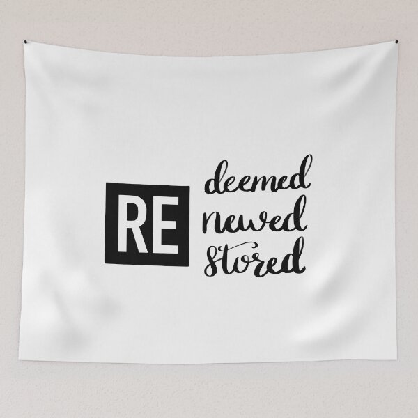 Item preview, Redeemed, Renewed, Restored  designed and sold by artbyrandaa.