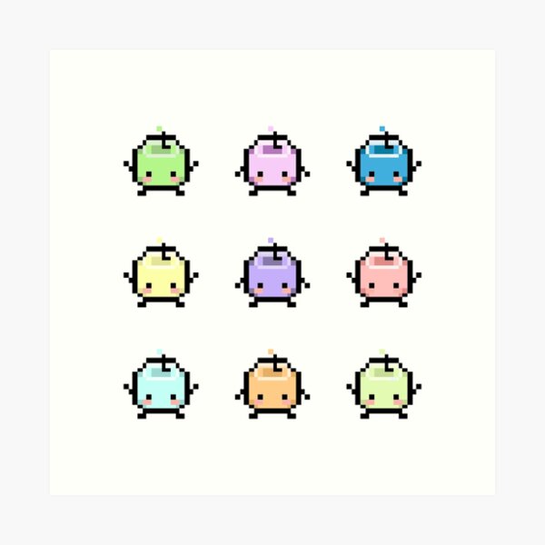 Stardew Valley Pastel Junimos Impression artistique