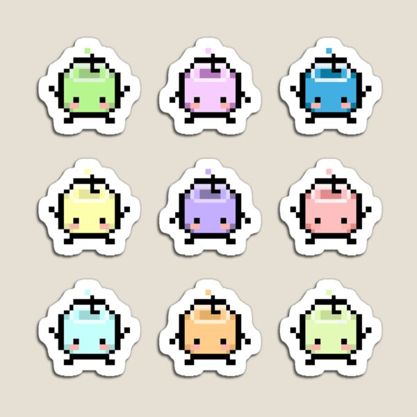 Stardew Valley Pastel Junimos Magnet