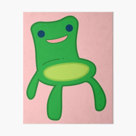 Cute Froggy Chair Art Board Print