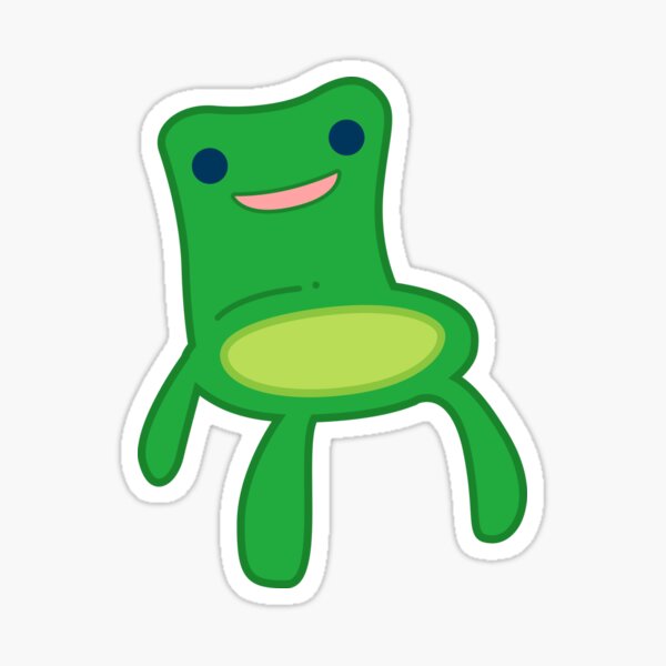 Cute Froggy Chair Sticker for Sale by ceomg Redbubble