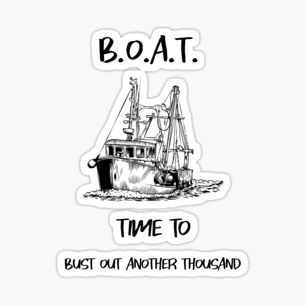"Bust Out Another Thousand" Sticker for Sale by FlyGuyApparel Redbubble