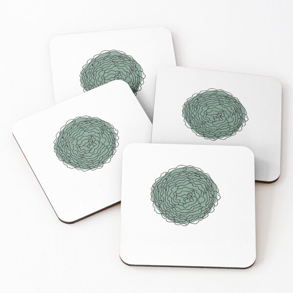 Item preview, Green flower doodle designed and sold by Lucianaspinz.