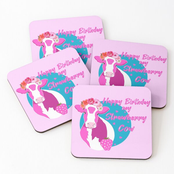 Item preview, Happy birthday my strawberry cow designed and sold by PG Illustration.