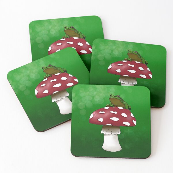 Item preview, Frog on a Mushroom designed and sold by Abbie :).