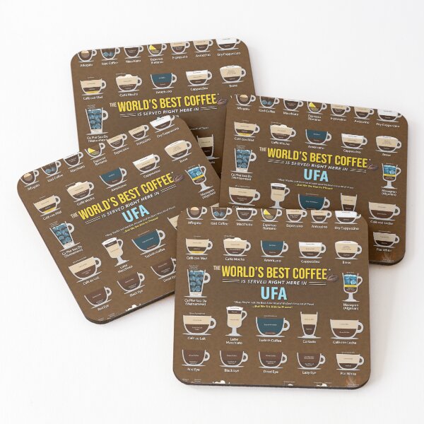 Item preview, Ufa, Russia, Bashkortostan Coffee Types Chart designed and sold by Coffee-Meme.