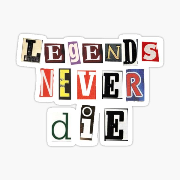 Legends Never Gifts Merchandise Redbubble - legends never die roblox song id