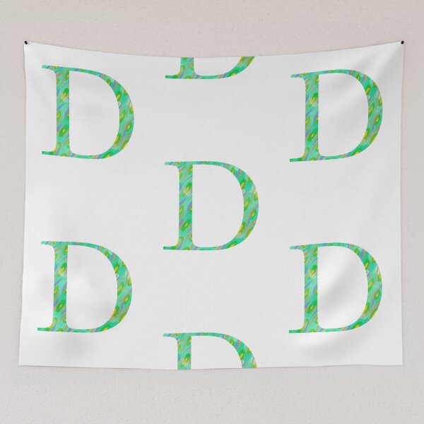 Item preview, ‘D’ Monogram Initials Lettering designed and sold by misterletterman.