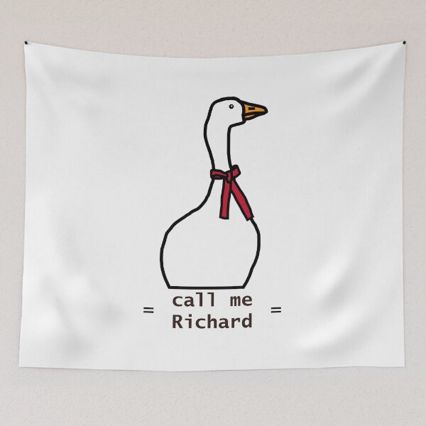Item preview, Goose Says Call Me Richard designed and sold by ellenhenry.
