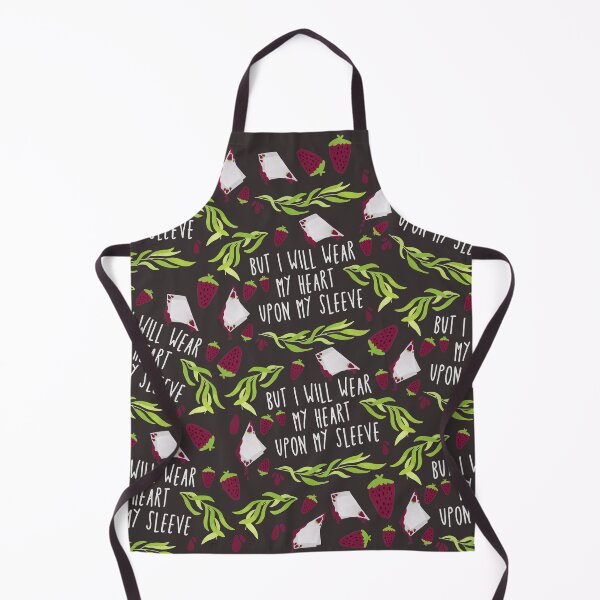Item preview, i will wear my heart on my sleeve - othello shakespeare pattern designed and sold by acrownforaking.