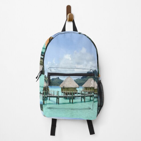 Item preview, Bora Bora, Tahiti, Blue Water Paradise Bungalow  designed and sold by Sharon Schwalbe.