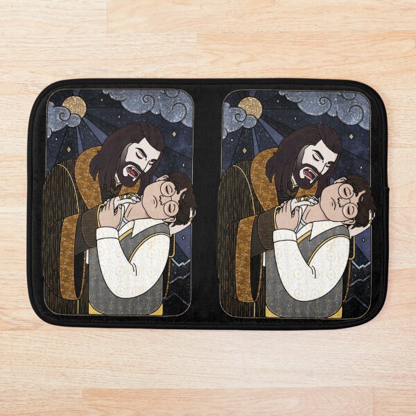 Vampir kiss Bath Mat