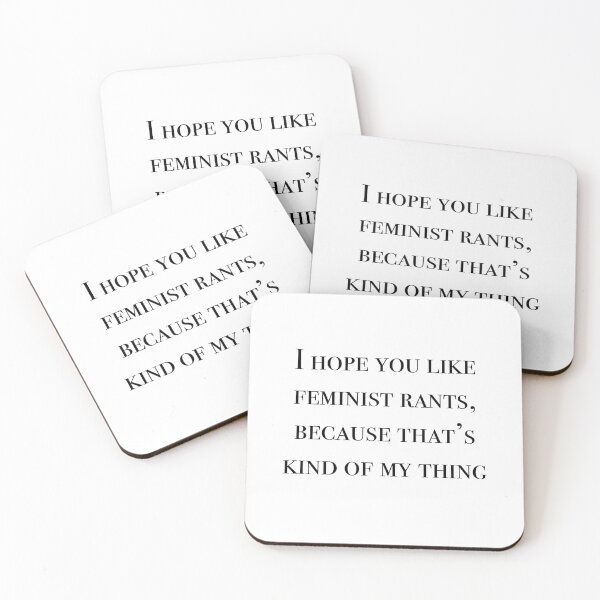 Item preview, Feminist quote from new girl designed and sold by janella-lopez.