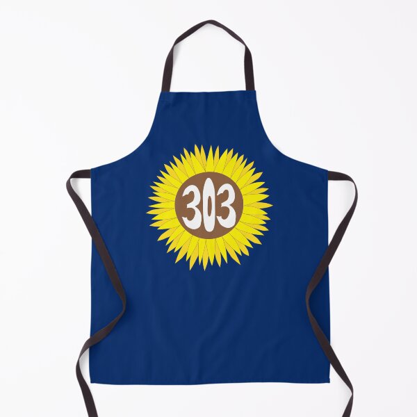 Item preview, Hand Drawn Colorado Sunflower 303 Area Code designed and sold by itsrturn.
