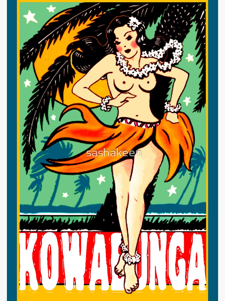 Disover Kowabunga! Premium Matte Vertical Poster