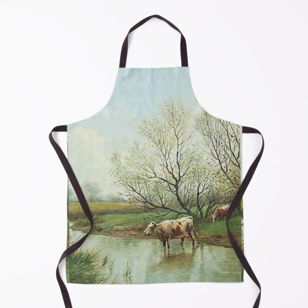 Item preview, Pastoral Oil Painting Artwork designed and sold by FuzzyHoney.