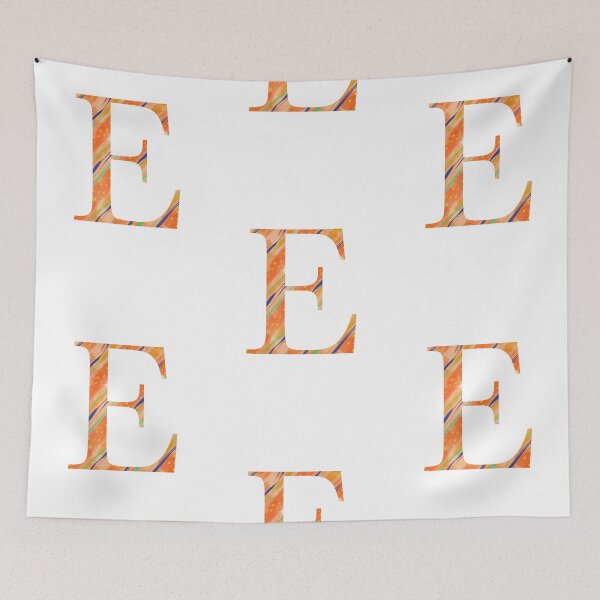 Item preview, ‘E’ Monogram Initial Lettering designed and sold by misterletterman.