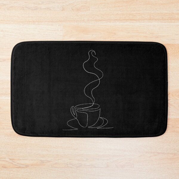 Item preview, White coffee outline  designed and sold by ouatisworld.