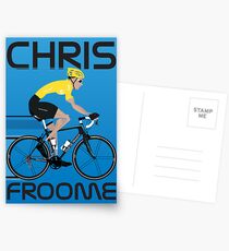 Chris Froome Yellow Jersey Postcards