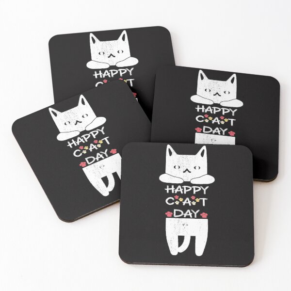 Item preview, HAPPY CAT DAY INTERNATIONAL CAT DAY designed and sold by Andrea Lina.