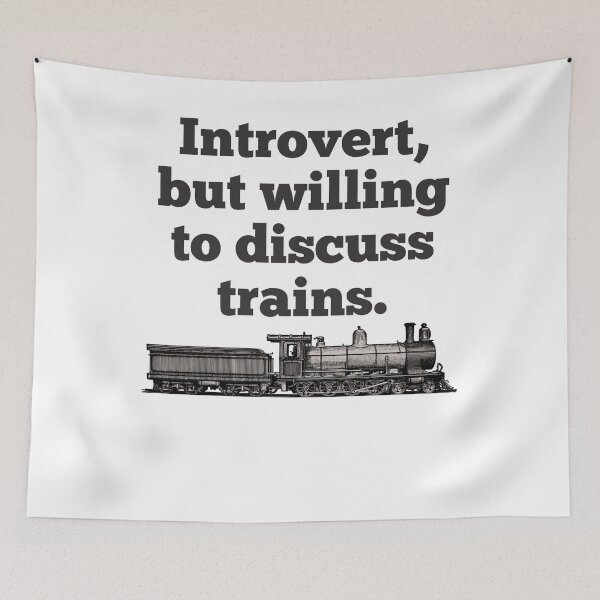Item preview, Introvert, but willing to discuss trains designed and sold by digiluminate.