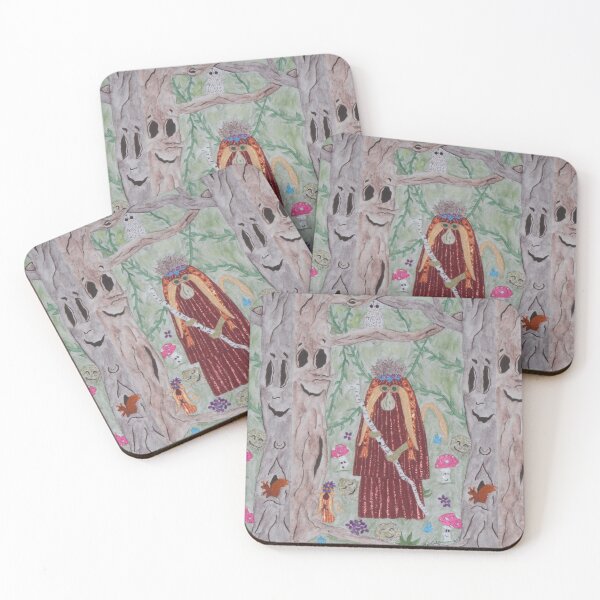 Item preview, rodeado de sus amigos - árboles designed and sold by DebiCady.