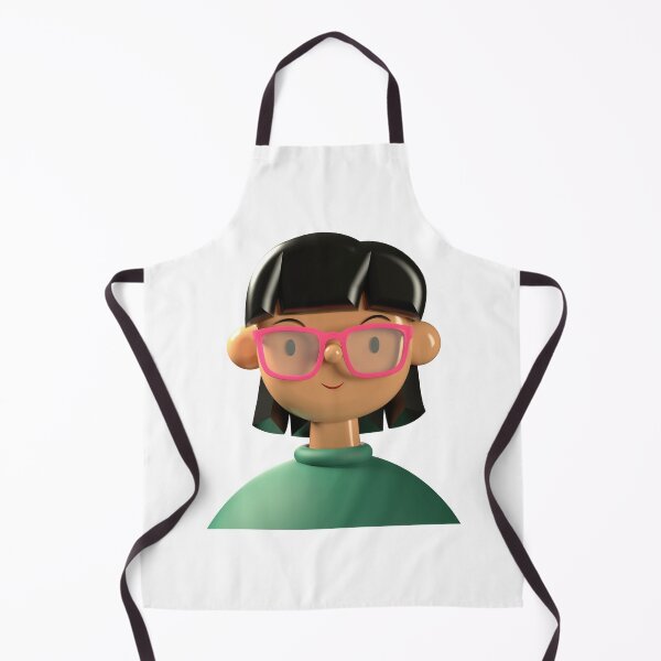 Item preview, Funny glasses girl Larissa designed and sold by MHerzel.
